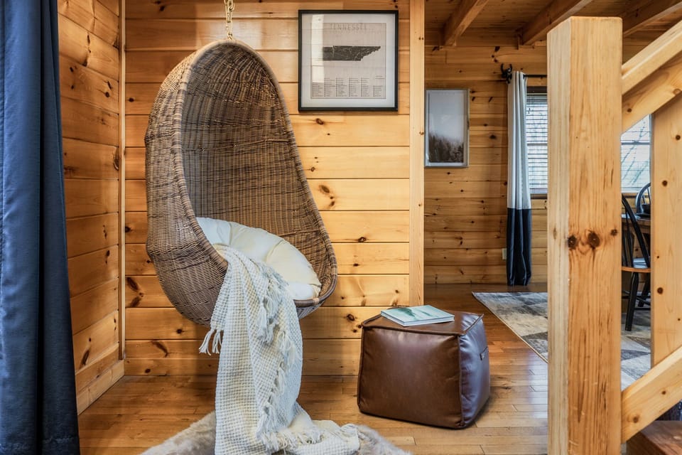 Unwind in our enchanting hanging chair nook, the ideal haven for immersing yourself in a captivating book. This cozy spot offers the perfect setting to relax and lose yourself in the pages.