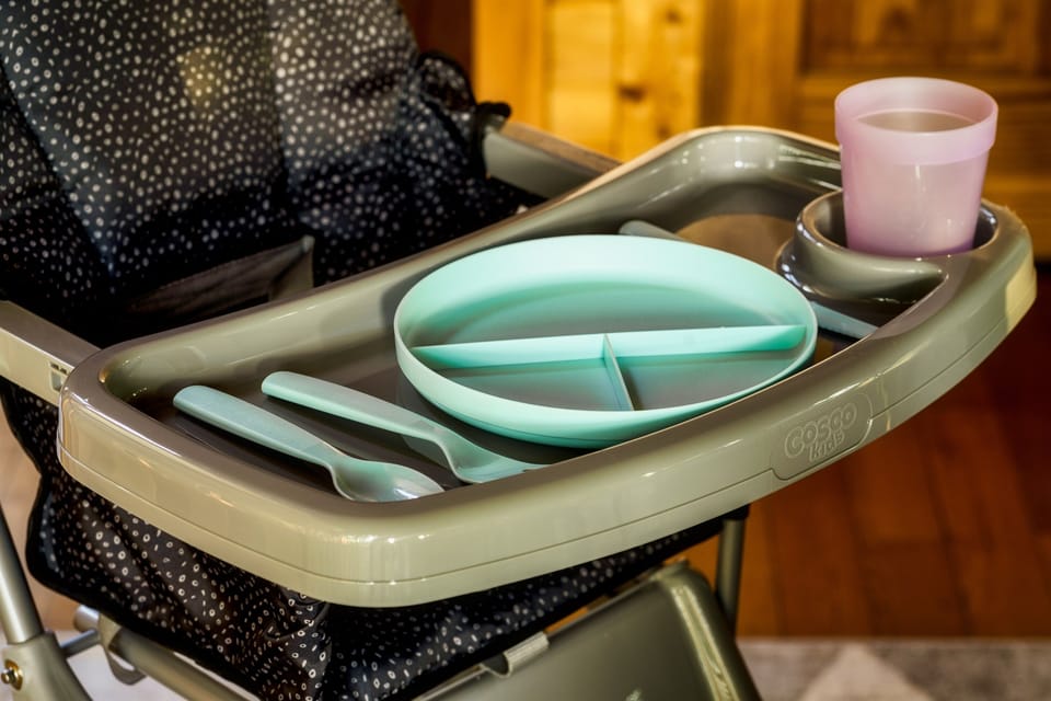Our new highchair ensures your little ones can comfortably join you at mealtime.