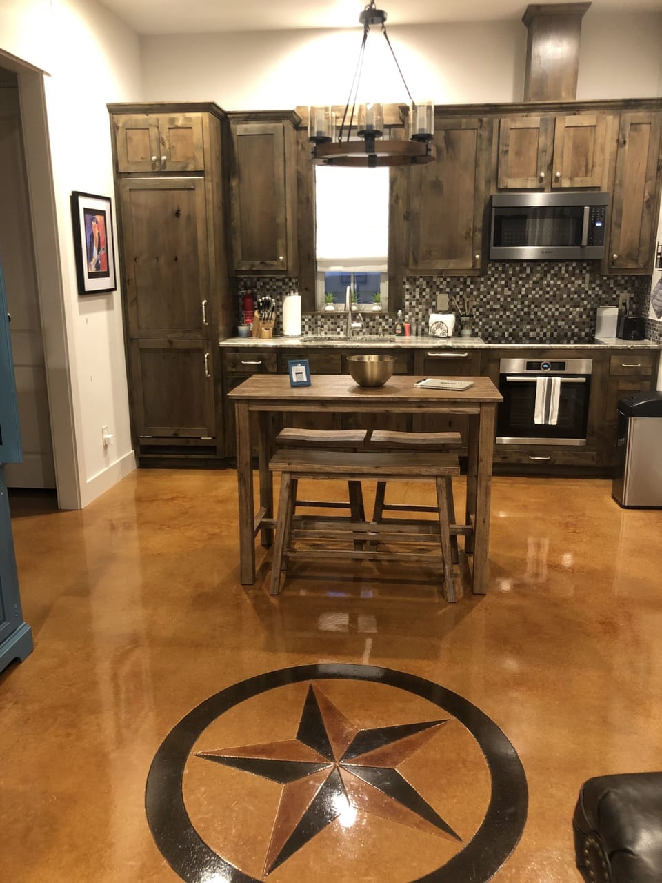 Full kitchen with silverware, glassware, cookware, and dishes.