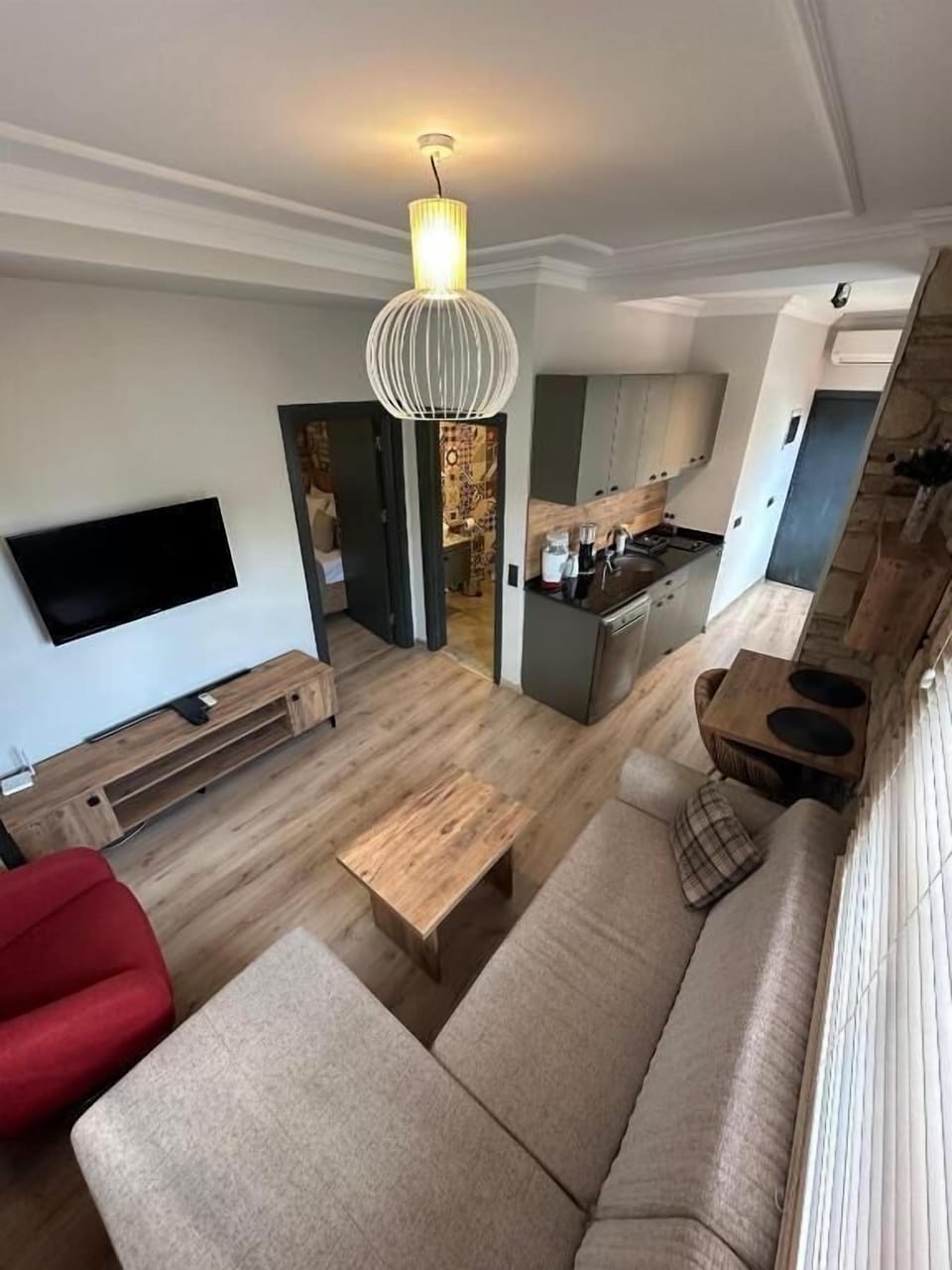 Superior Apartment, 1 Bedroom, Balcony | Premium bedding, desk, laptop workspace, blackout drapes