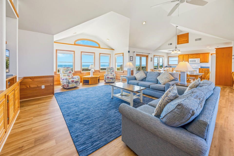 Surf or Sound Realty - 971 - Sea Skeet - Great Room -1