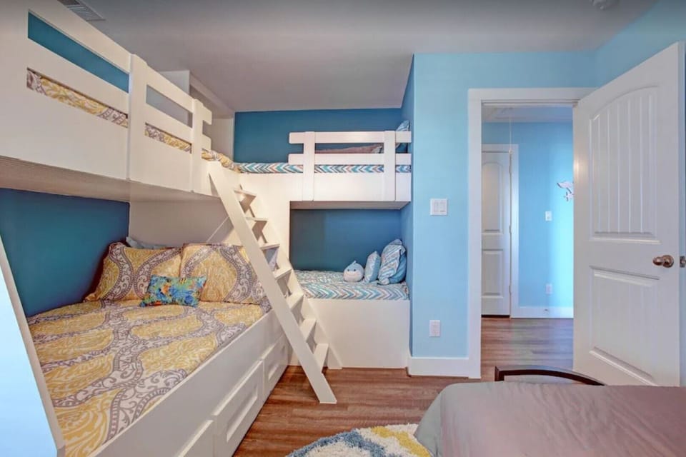 plenty of room in the bunk beds for the kids