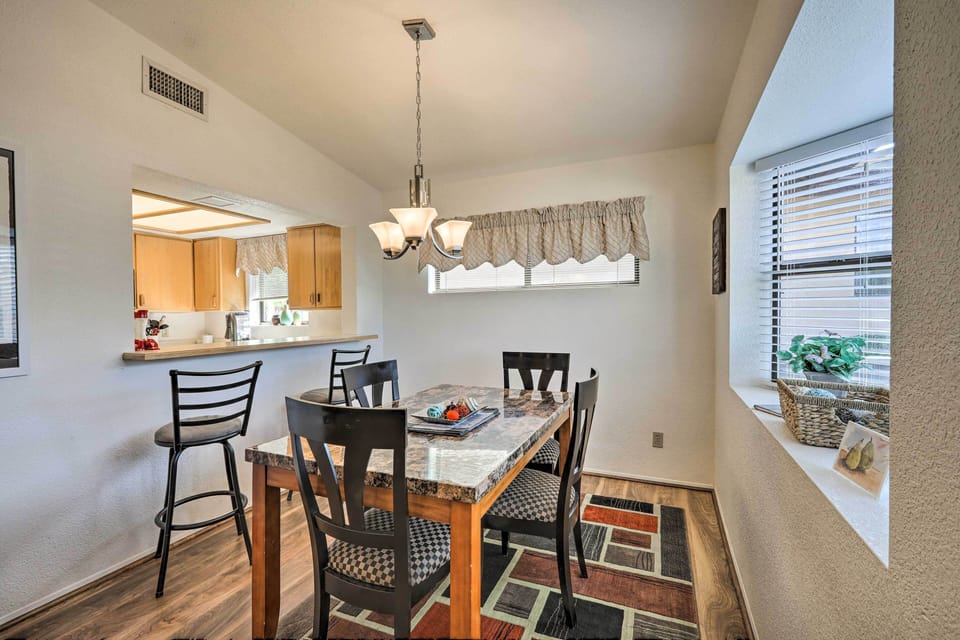 Dining Area | Pass-Through Window w/ Seating