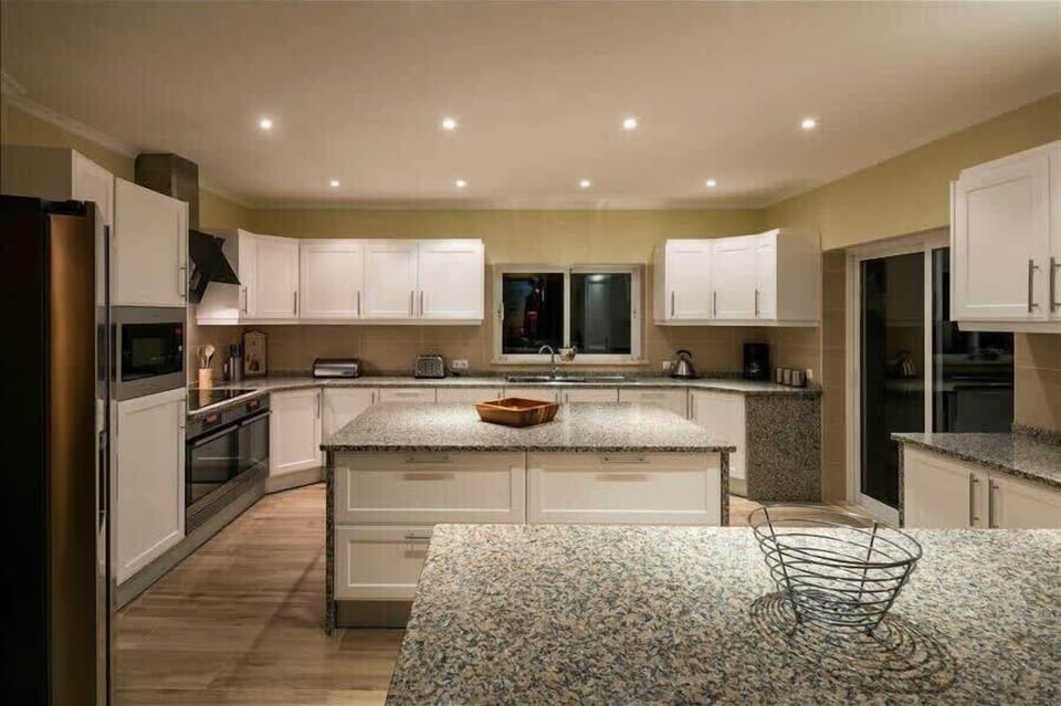 Large kitchen with island