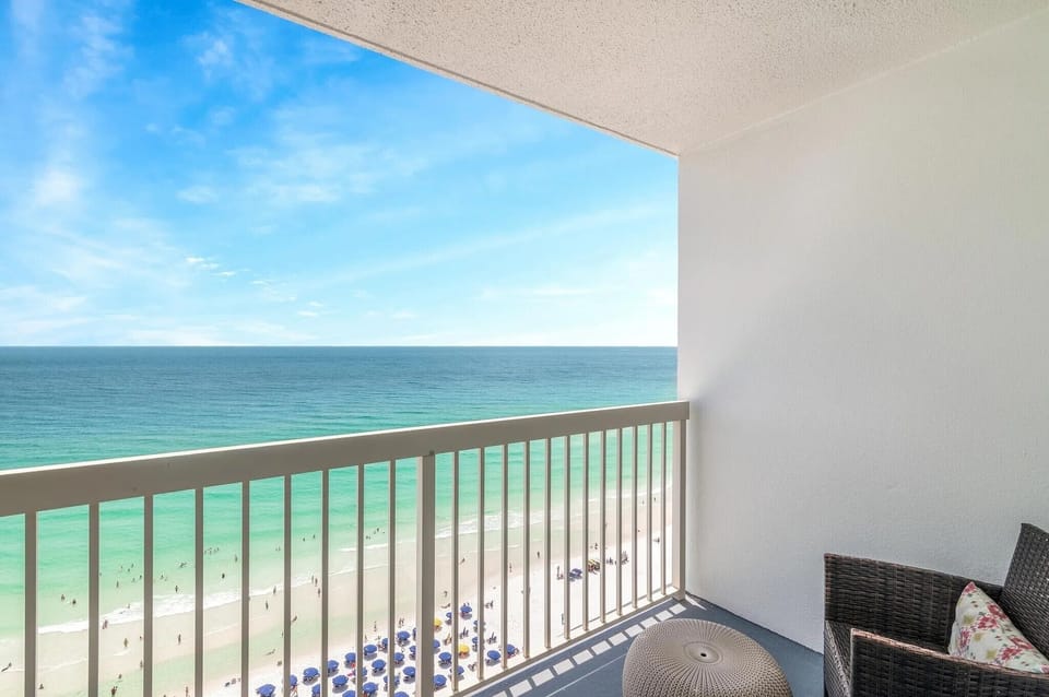 West view off balcony