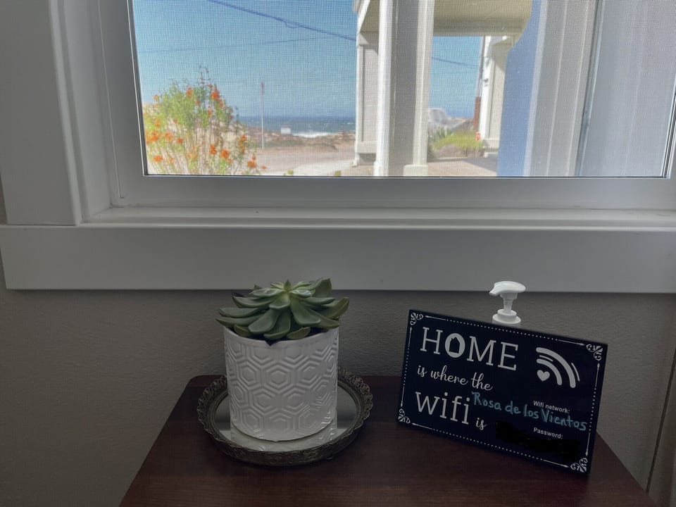 
Ocean views from entry way/ bedroom & steps from Eolian Dunes Preserve