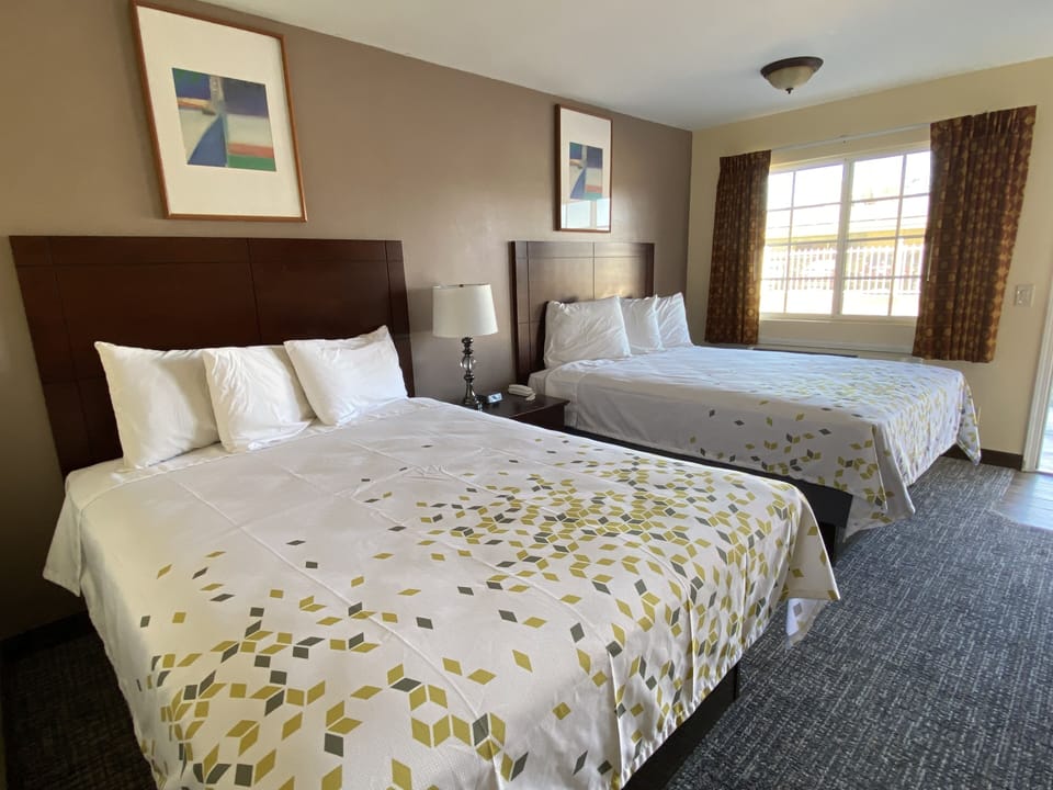 Standard Room, 2 Queen Beds, Non Smoking | Premium bedding, desk, blackout drapes, soundproofing