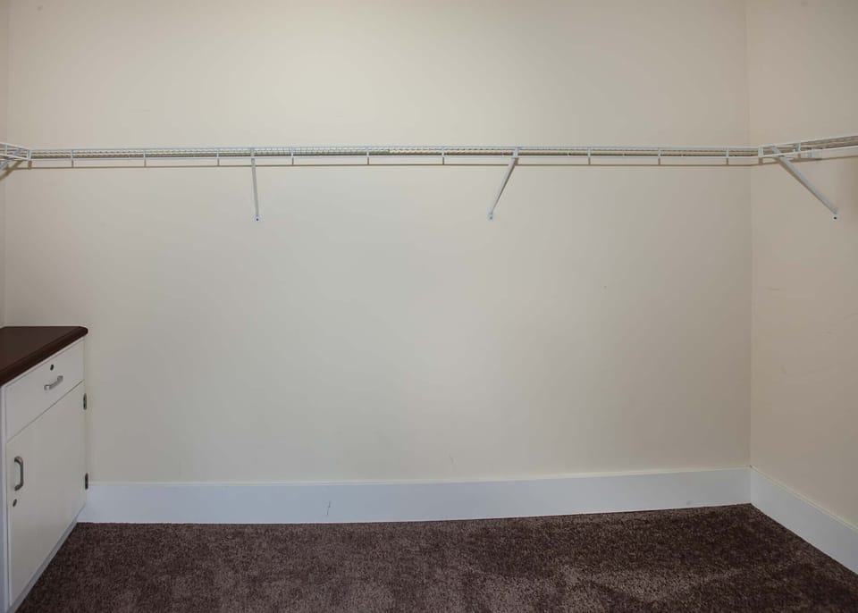 Large master walk-in closet.