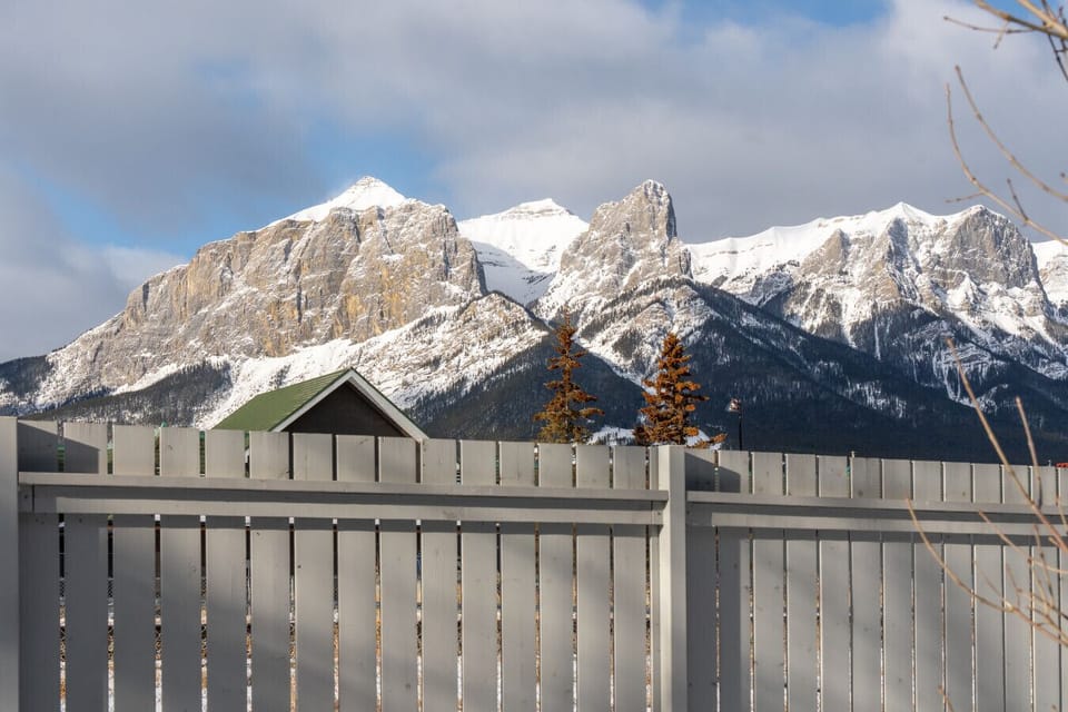 The mountain view out your patio door.