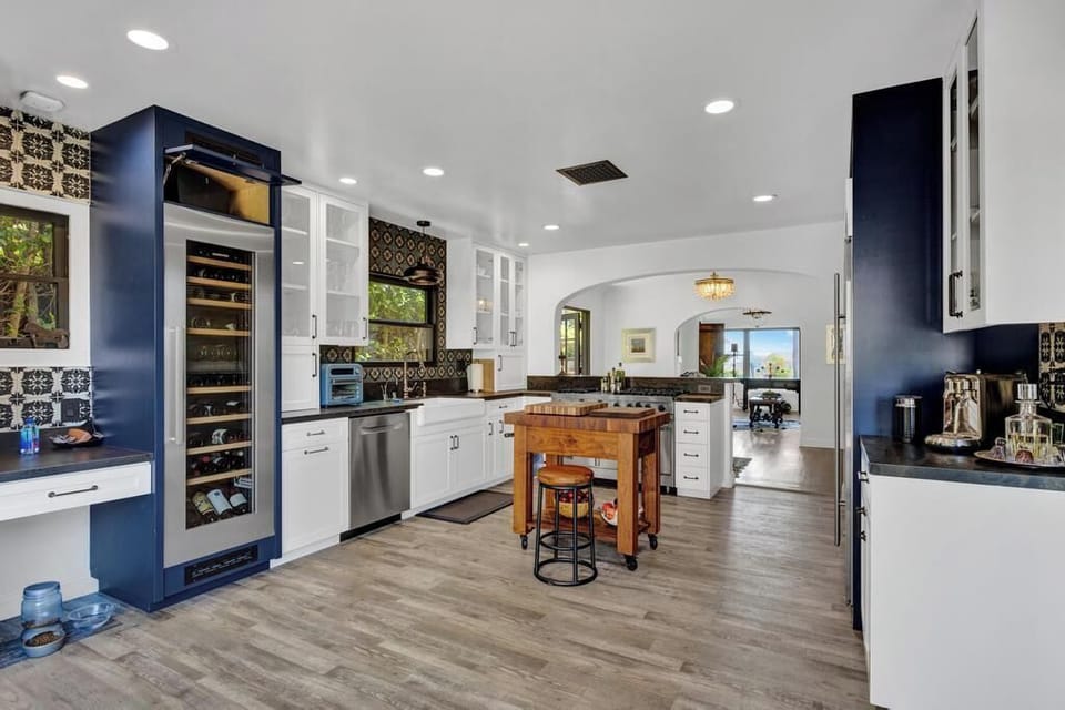 Refrigerated wine cellar. 