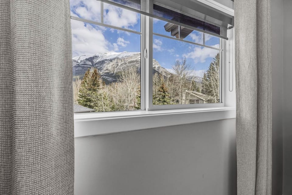 Wake up to this mountain view from your bedroom window.