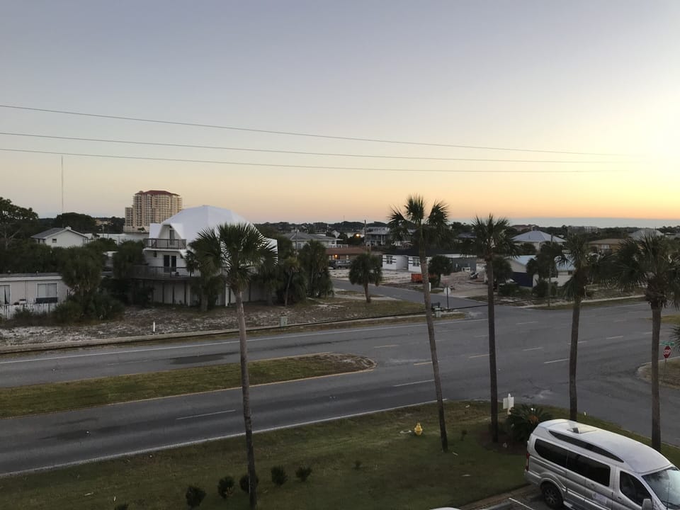 View on patio from full bedroom patio 