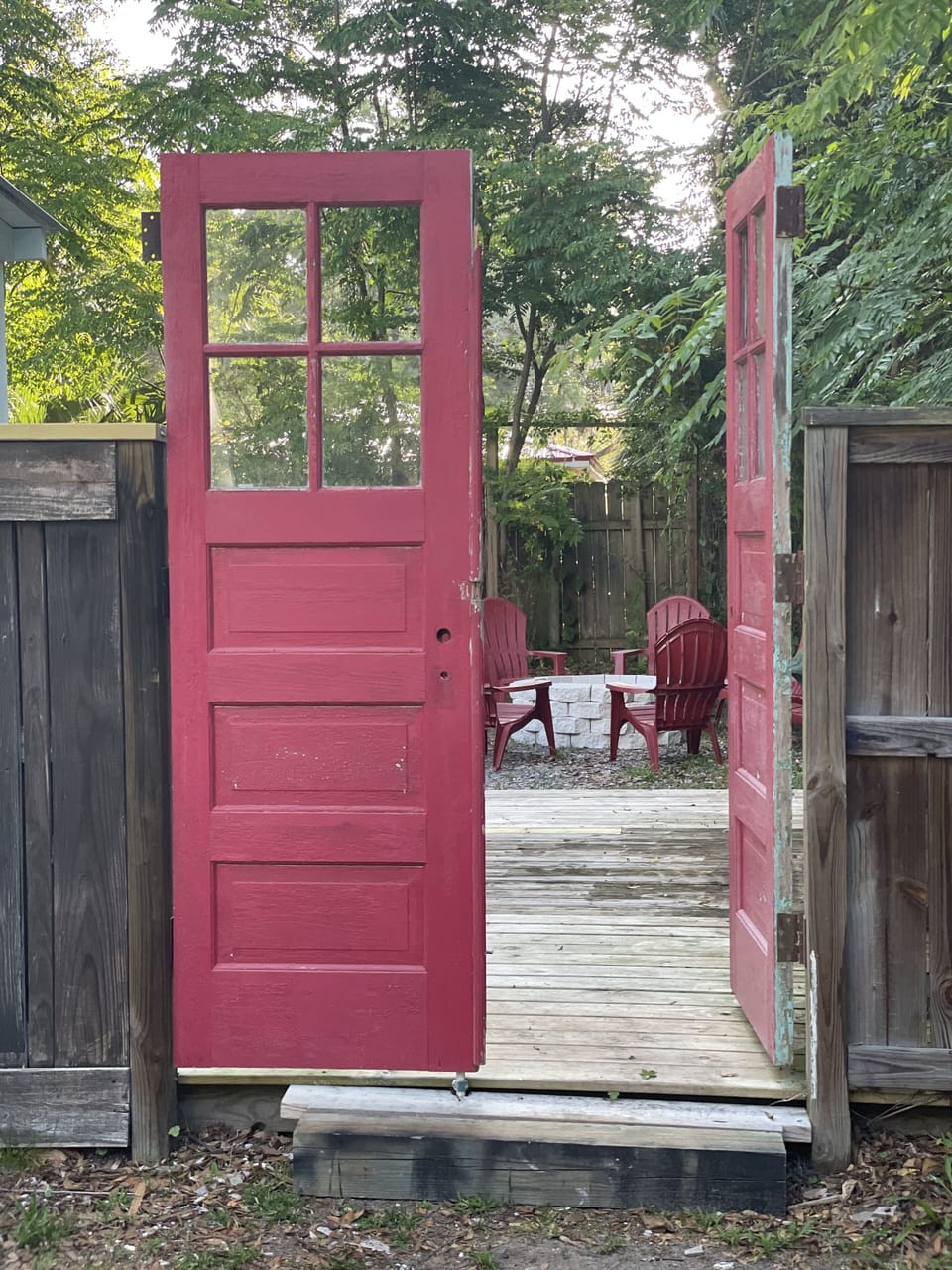 Entrance to Private Back Yard
