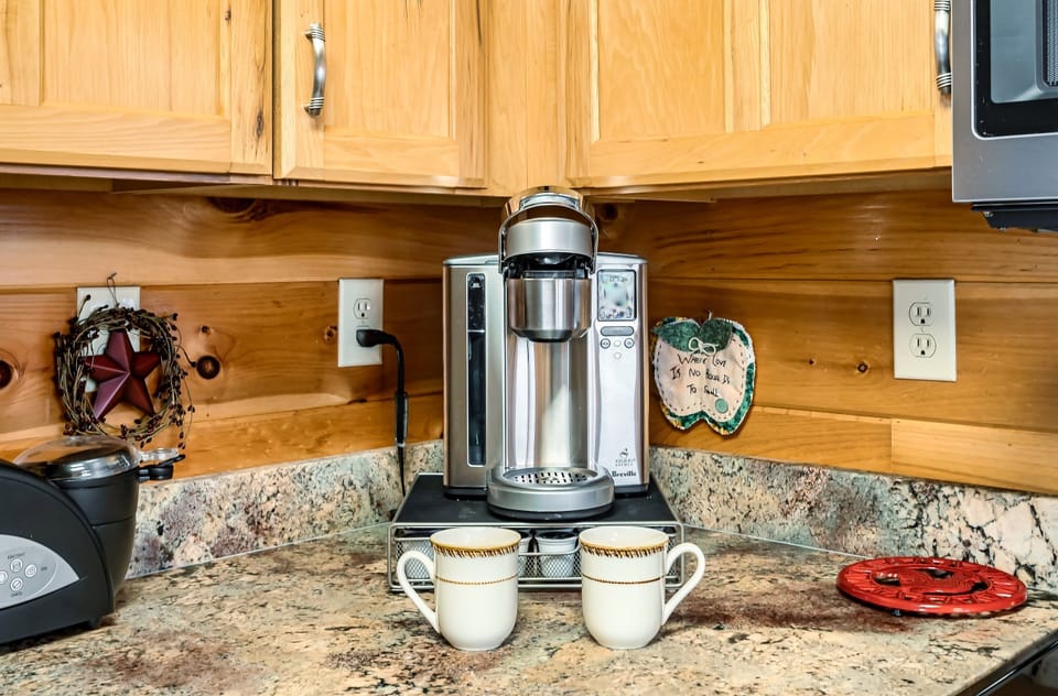 Enjoy the sunrise with your favorite K-cup coffee brew.
