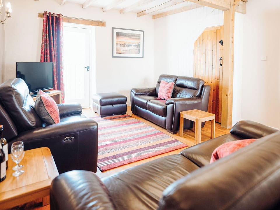 Living room | Atrato&rsquo;s Stable - Celtic Haven Resort, Lydstep, near Tenby