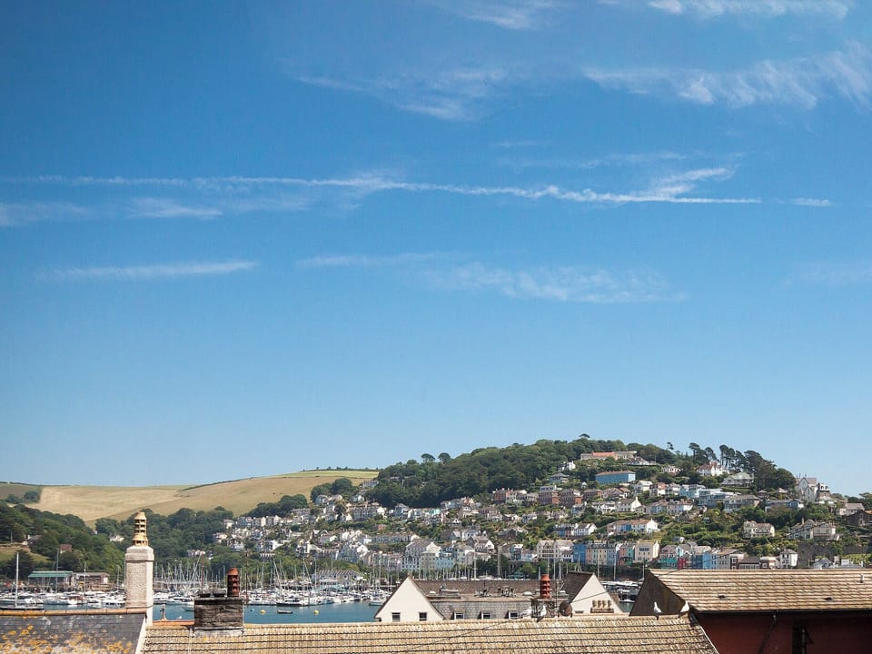 Far reaching views over the rooftops of Dartmouth | Evelyn Cottage, Dartmouth