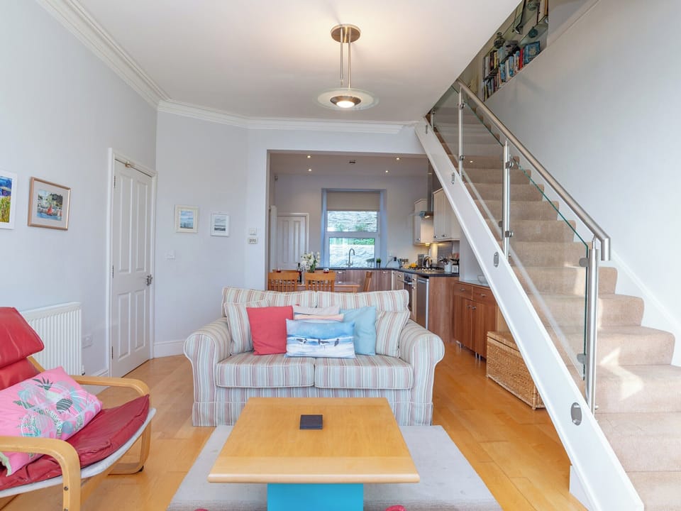 Welcoming open-plan living space | Apartment 2 The Wheelhouse., Fowey