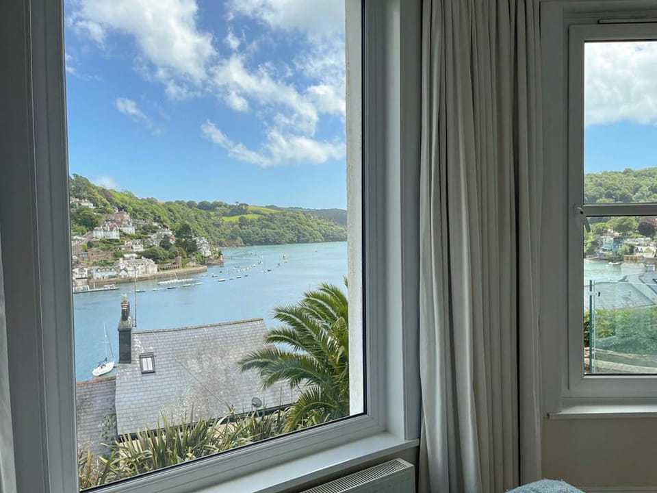 Water views from the bedroom | Oystercatcher, Dartmouth