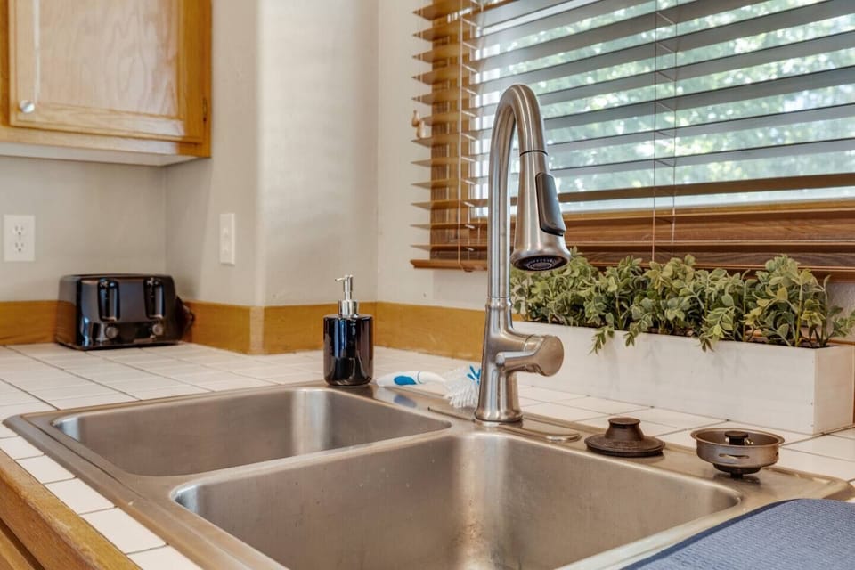 Nice view out of kitchen