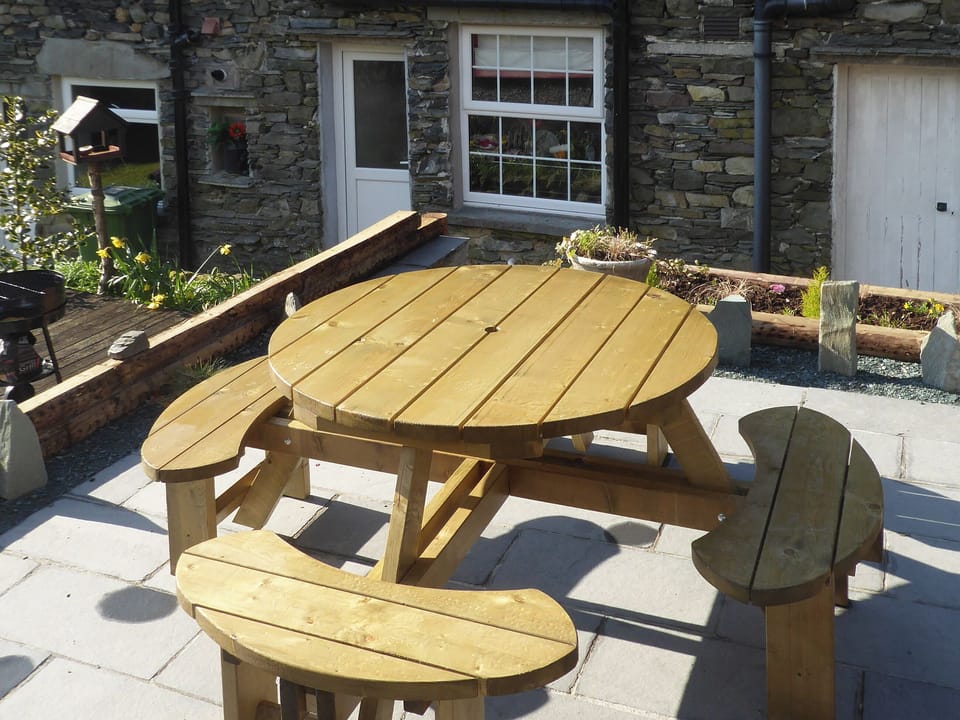Sitting-out-area | Howarth Cottage, Troutbeck Bridge