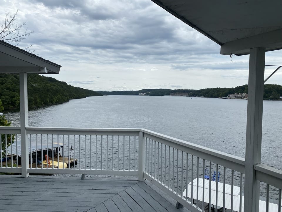 Big views both directions.  All aluminum handrails installed 2023 