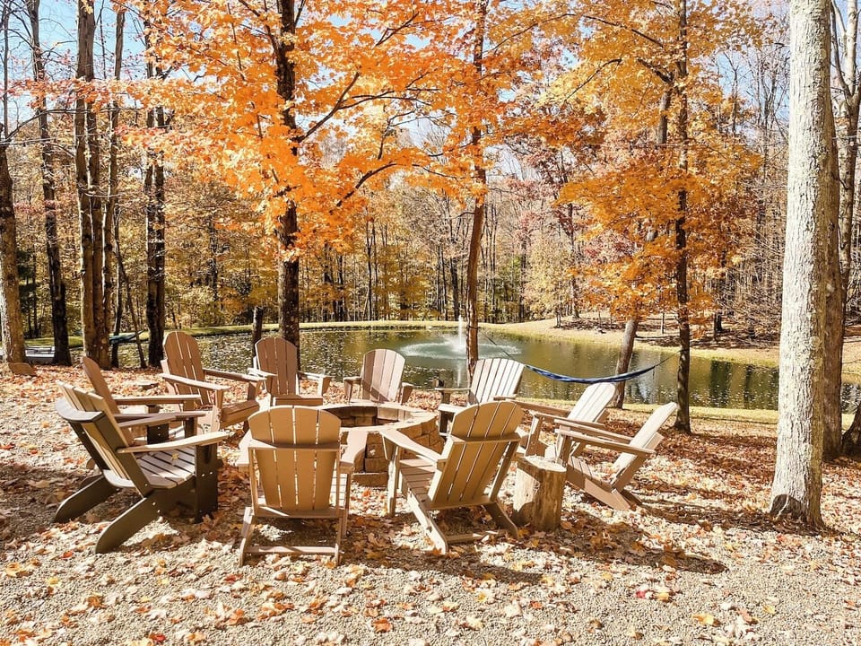 This isn’t just a backyard—it’s your own private park, made for slow mornings, late-night fires, and everything in between. Fish, swim, and more!