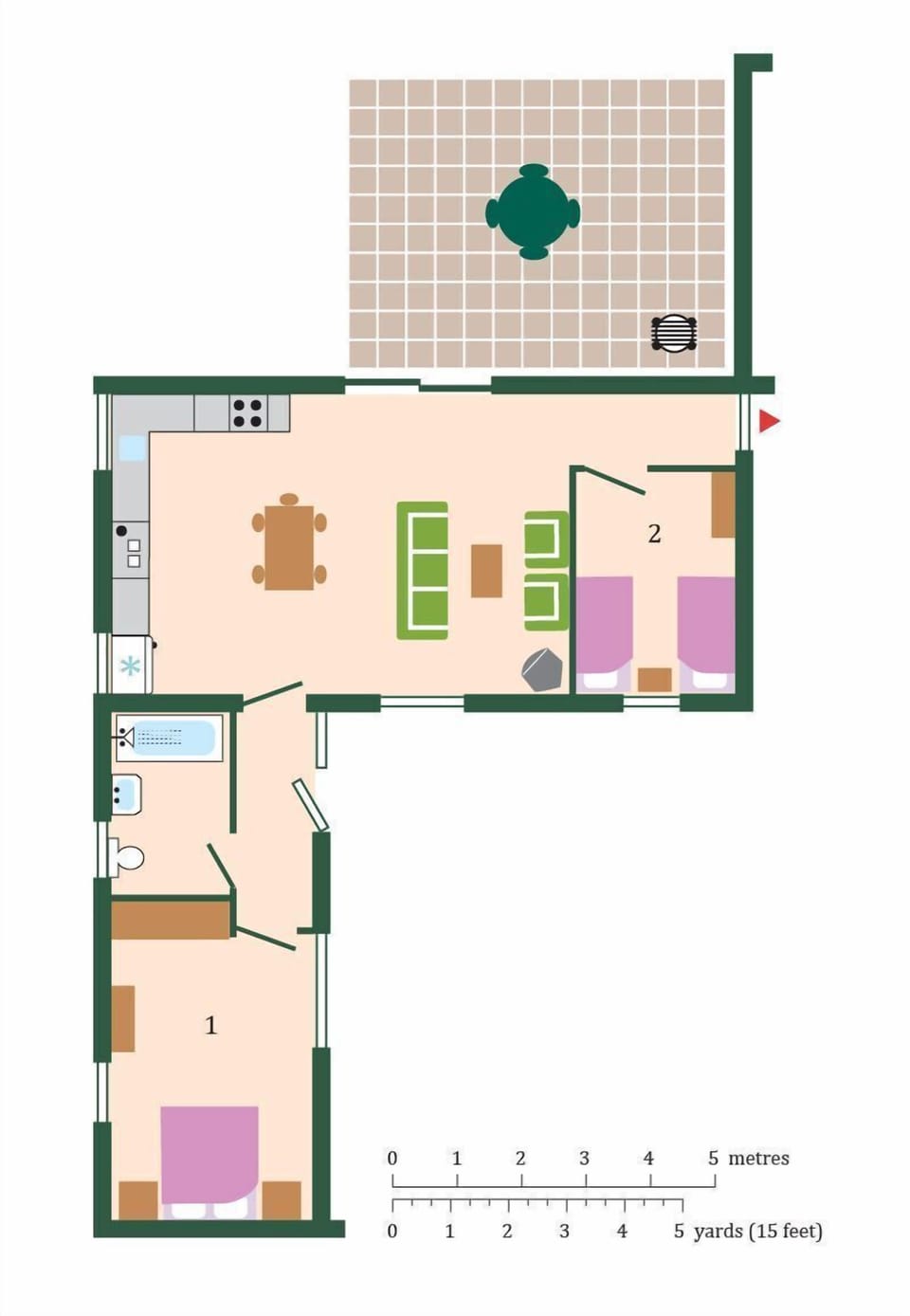 Owl Cottage floor plan