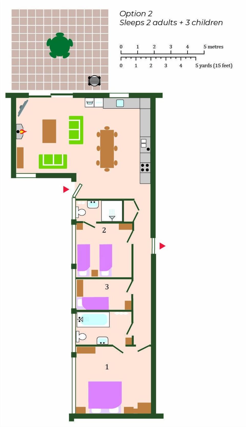 Swallow Cottage Floorplan