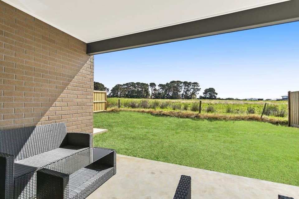 Ideal for BBQs or simply relaxing with a drink while soaking up the views, the open green space is peaceful 