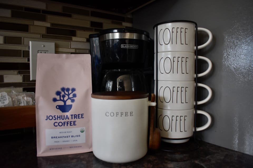 Coffee Bar with the best local coffee