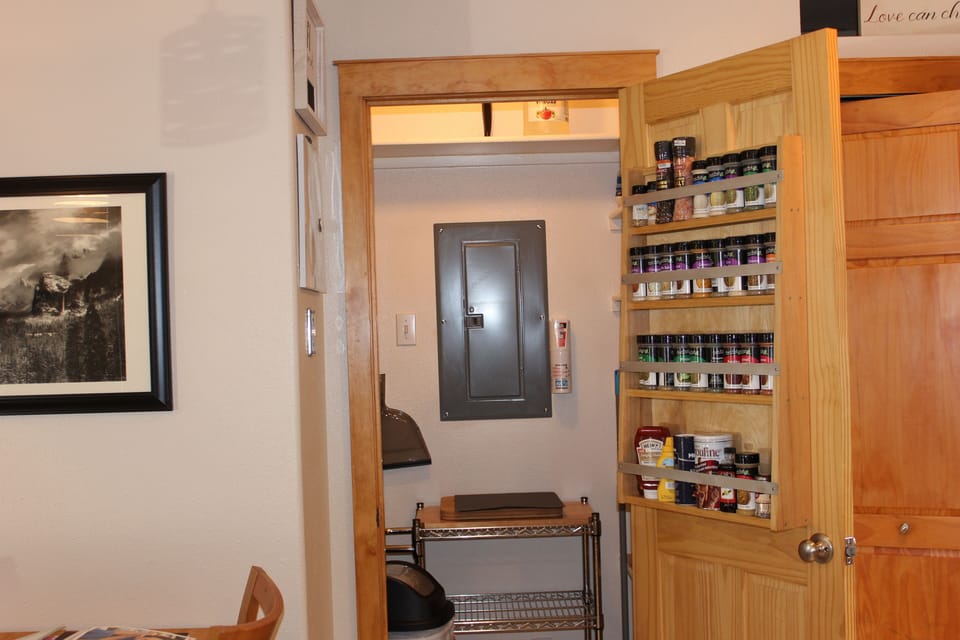 Fully stocked pantry 