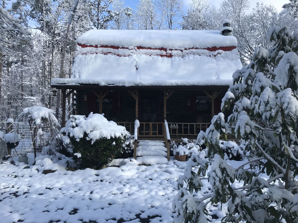 Once in a while we get snow.