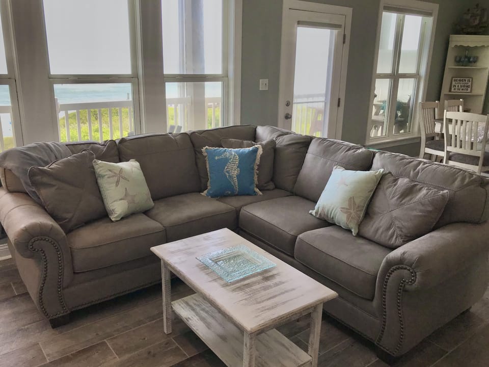 Comfy lazy-boy sectional