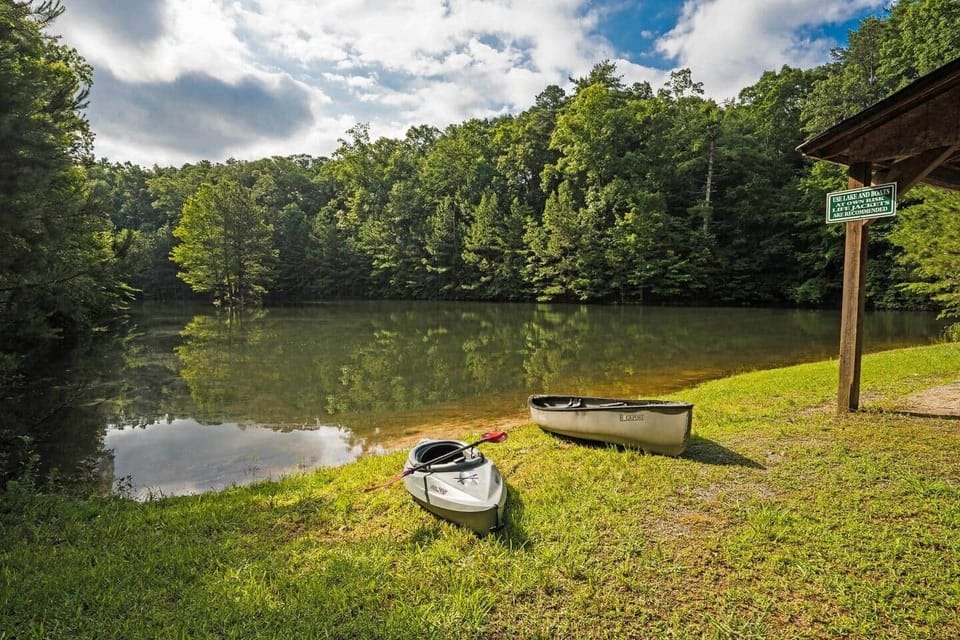 Canoe and Kayak to your heart's content! 
