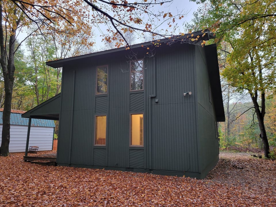 Beautifully tucked away in the fall leaves.