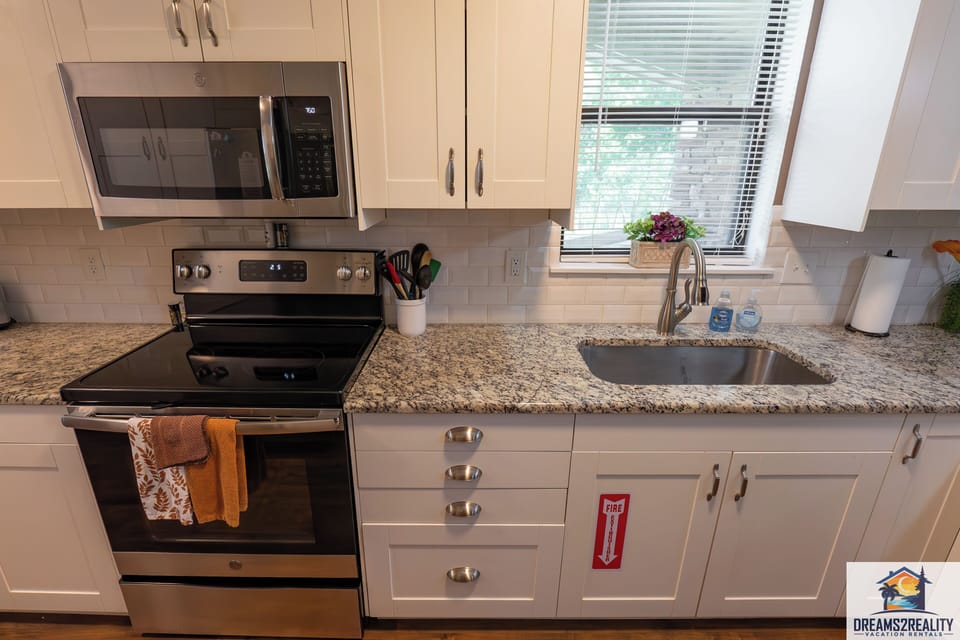 Stove, and Microwave