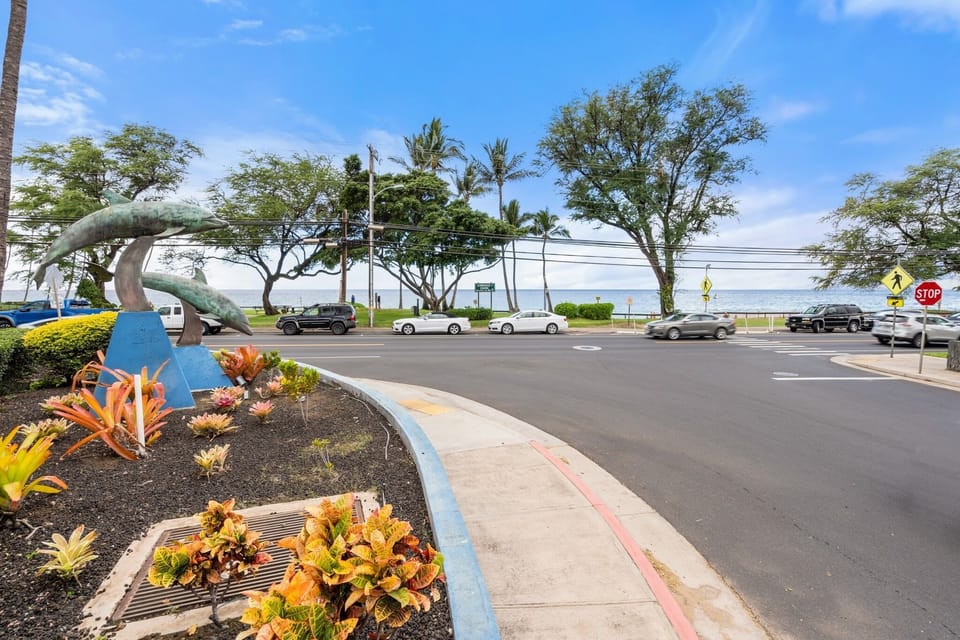 Kamaole Beach Park I is a short walk from the unit. Grass, showers, restrooms, and a life guard station are all at the beach waiting for you!