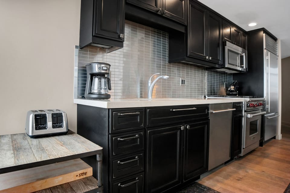 Private ski-in/ski-out condo at Lowell Condominiums in the base area of Park City Mountain Resort.