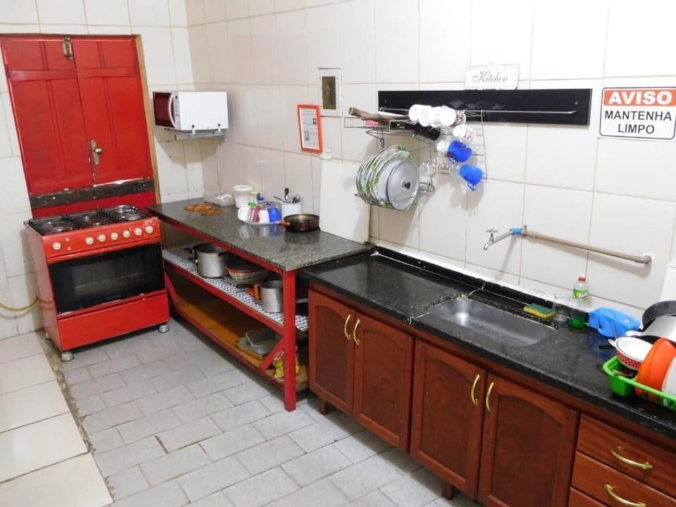 Shared fridge, microwave