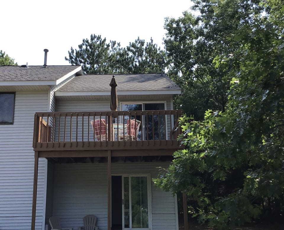 Upper Deck Looking Up from Fire Pit