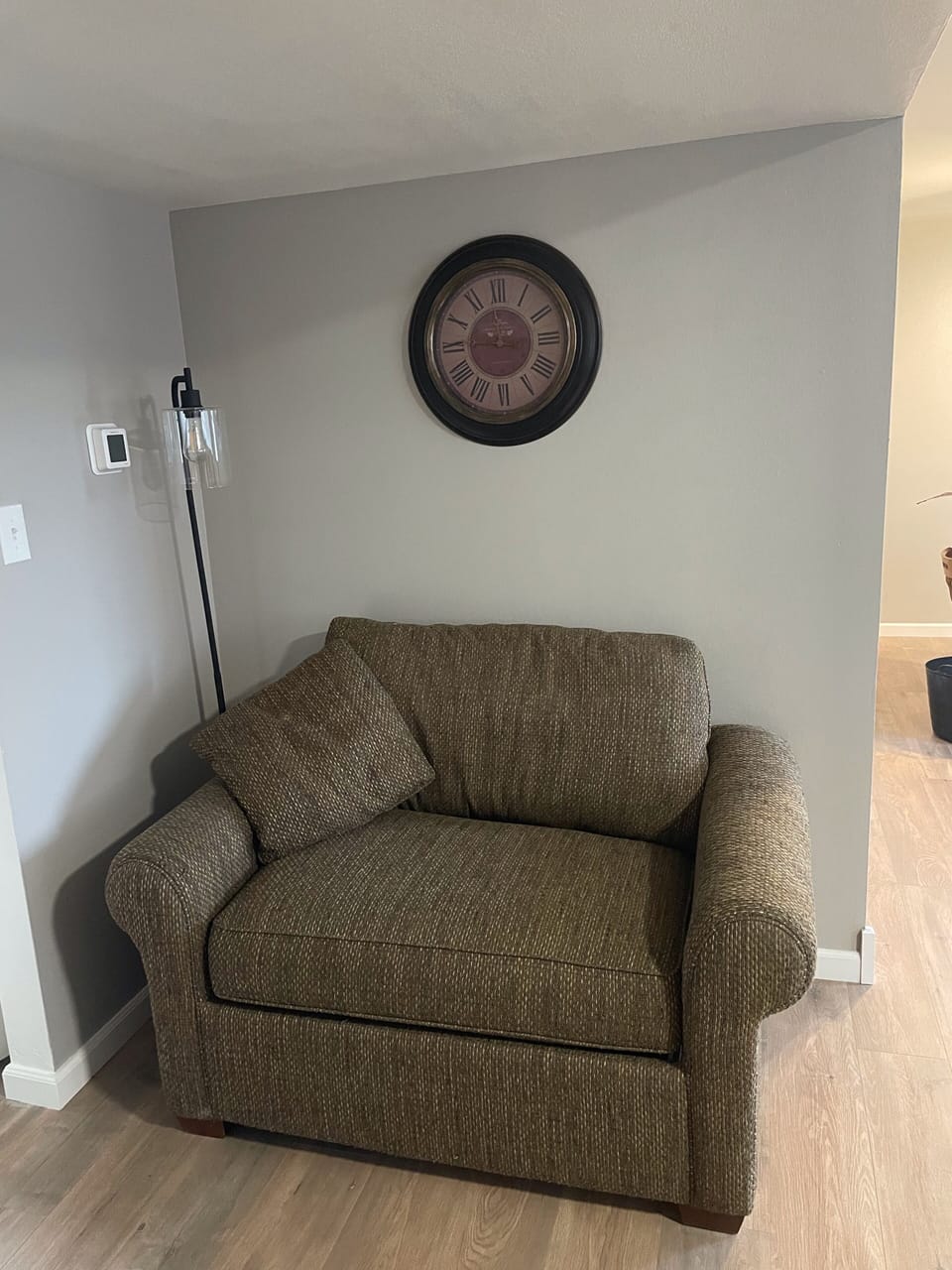Loveseat with pull out twin bed