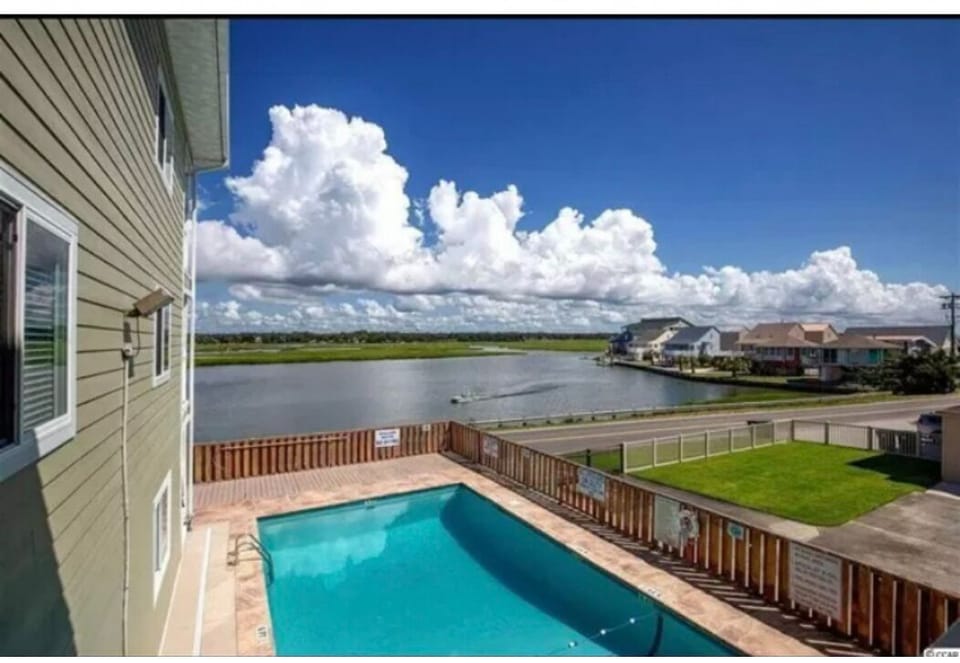 Back deck front door view