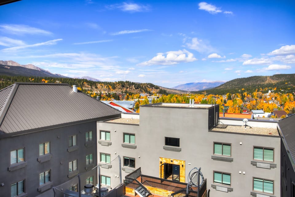 Fall Colors of the town and Ten Mile Range