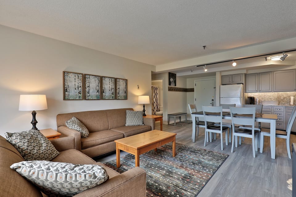 Living room with sleeper sofa