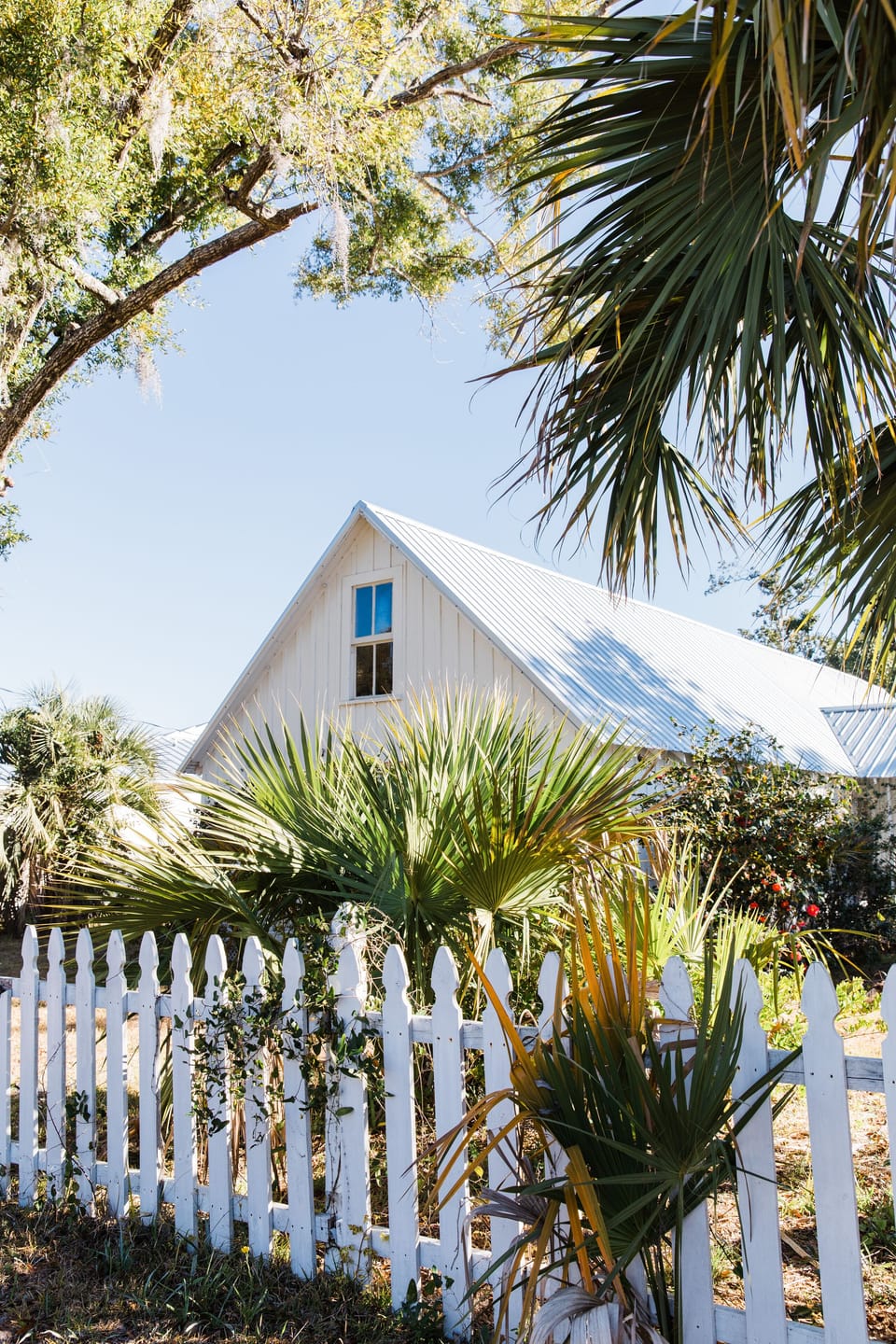 Located in Historic St. Andrews, Florida on a quiet, oak-lined street