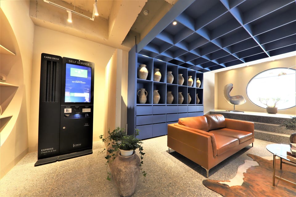 Interior entrance