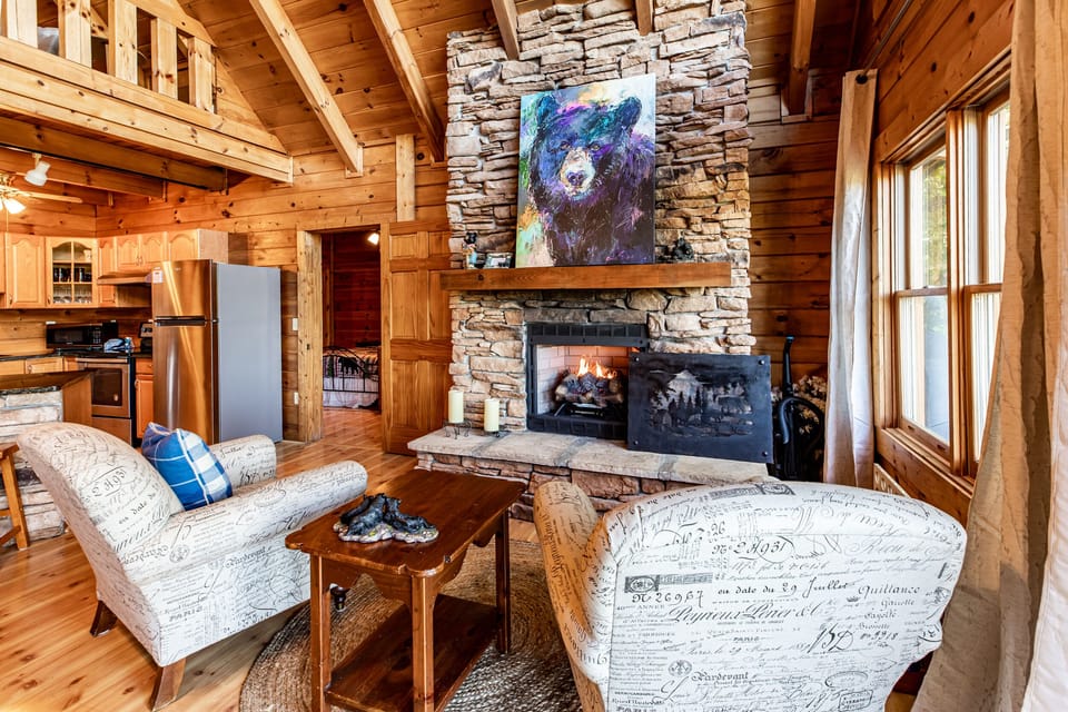 Cozy Gas Fireplace