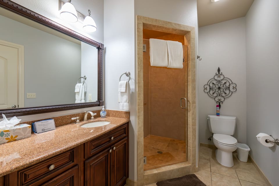 Bathroom 1~ Walk in Shower