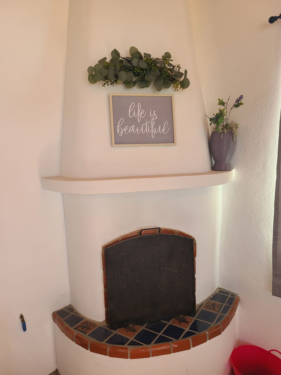 Casita wood fireplace. BYOB wood and starter. Safety rules apply.