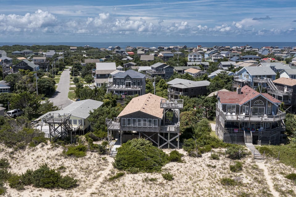 View toward the soundside of the island